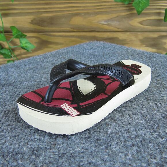 Havaianas Boys Flip Flop‎ Sz T 9 Medium Red Synthetic Slip On - Picture 1 of 6